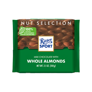 Chocolate Premium Ritter Sport con Almendras Enteras
