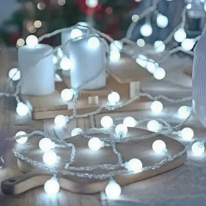 Luz bolita Blanca x28 – Blanca