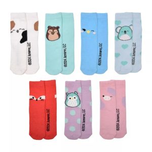 Paquete de 7 pares de calcetines para niña talla 3-10
