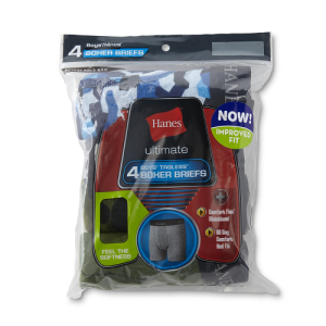 4 boxers para niño talla S marca Hanes