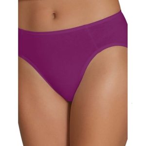 9 panties para dama tipo hi-cuts talla 10/3X marca Fruit of the Loom