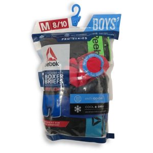 5 boxers para niño talla M (8/10) marca Reebok