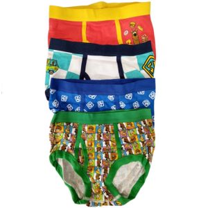Paquete de 4 calzones para niño talla 6 marca Scooby Doo!