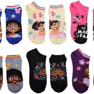 Paquete de 6 calcetines para niña talla S/M de la película Encanto