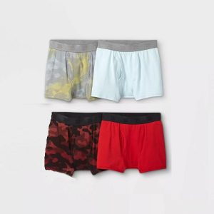 4 boxers para niño talla L (12-14) marca All In Motion