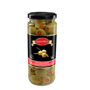 Aceitunas Verdes rellenas de pimiento Mallorca