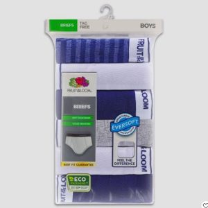 6 calzones para niño talla M (10-12) marca Fruit of the Loom