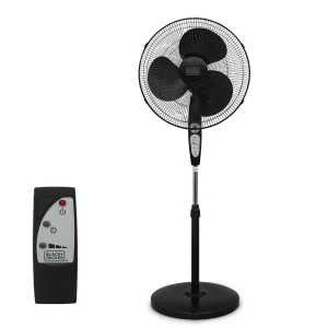 Ventilador de pedestal 18in con 3 velocidades -BLACK+DECKER