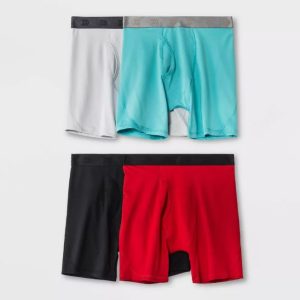 Paquete de 4 bóxer de malla para niño, Talla S (6/7) – All in Motion™