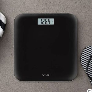 Bascula digital color negro marca Taylor