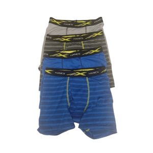 Paquete de 4 boxer para niño talla L marca Hanes
