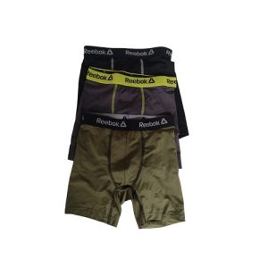 Paquete de 3 bóxer para niño talla M marca Reebok