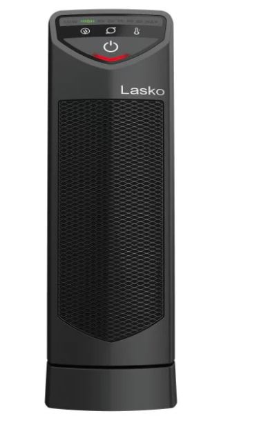 Calenton de torre de cerámica oscilante personal color negro marca Lasko - Imagen 4