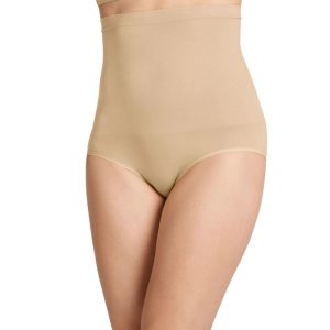 Calzón de cintura alta para mujer color beige talla XL – Jockey