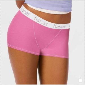 Calzoncillos tipo bóxer elásticos para mujer, 4 unidades marca Hanes Premium