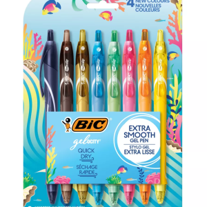 Paquete de 8 Bolígrafos de gel de secado rápido – BiC Gelocity