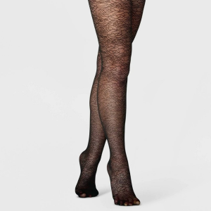 Medias transparentes con diseño de rosas para mujer Talla L/XL – A New Day