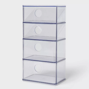 Organizador de accesorios de acrílico con cajón – Brightroom™: