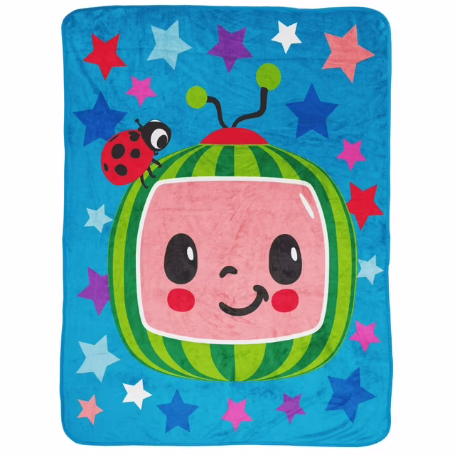 Cobija de microfibra Cocomelon de 40 x 50 pulgadas