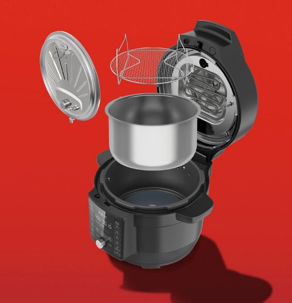 Duo Crisp con tapa Ultimate Multi-Cooker y Freidora de aire color negro 13 en 1 marca Instant Pot - Imagen 6