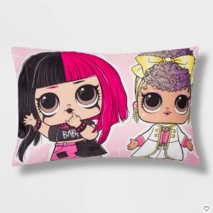 Funda de almohada reversible de 20×30″ marca LOL Surprise!