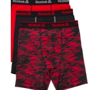 Paquete de 3 Boxer Briefs para niños, Talla M marca Reebok