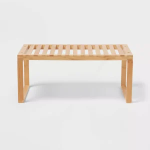 Estante de bambú natural marca Brightroom