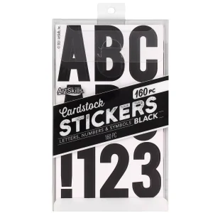 Letras/Stickers decorativas de 160 piezas 20 x 11,4 cm – ArtSkills