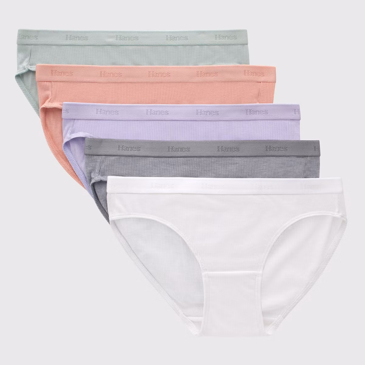Paquete de 5 calzones para niña talla 6 – Hanes