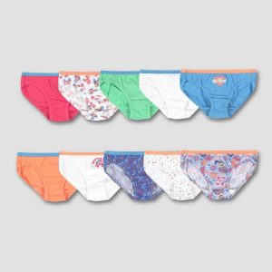 Paquete de 12 Calzones niña Talla 16 – Marca Hanes