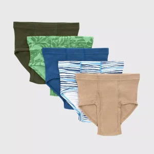 Paquete de 5 calzones para niño talla L marca Hanes