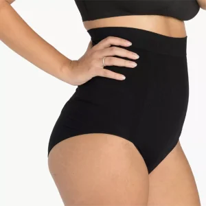 Calzón tipo faja para posparto color negro marca UpSpring