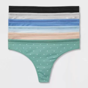 Paquete de 6 calzones para mujer talla M marca Better Homes & Gardens