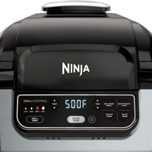 Parrilla para interiores 5 en 1 con freidora de aire de 4 qt -Ninja Foodi