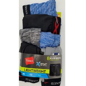 6 Bóxer para niño Talla M Marca Hanes