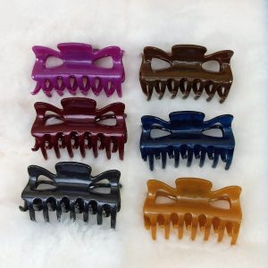 Broche rectangular glitter