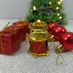 Adornos Tambor Regalito 3Cm Navidad