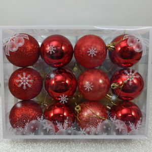 Caja Bolas Navidad X12 6Cm