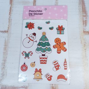 Plancha Stickers – Navidad -15x21cm