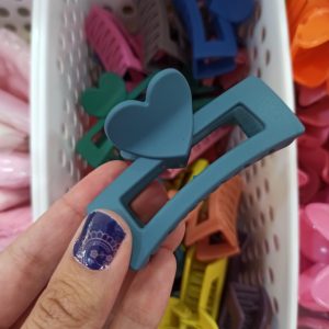 Broche Pelo Cuadrado Corazon