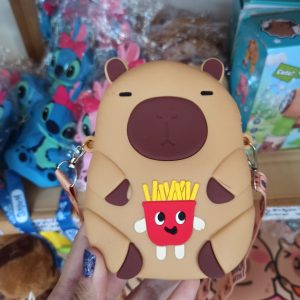 Cartera Silicona Capybara Pop It