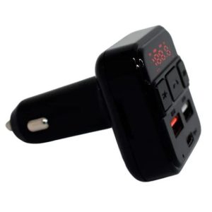 Cargador con transmisor FM para automóvil y entrada Tipo-C – Brodu