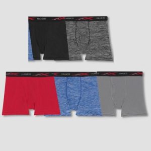 5 calzoncillos tipo bóxer para niño talla S marca Hanes