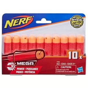 Paquete de 10 dardos de recarga Nerf mega – Marca Hasbro