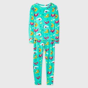 Conjunto de pijama de 2 piezas para niña talla 4 marca Cat & Jack