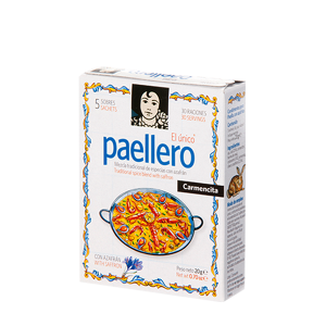 Sazonador paellero con azafrán Carmencita