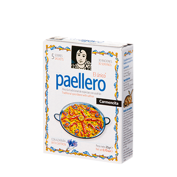 Sazonador paellero con azafrán Carmencita