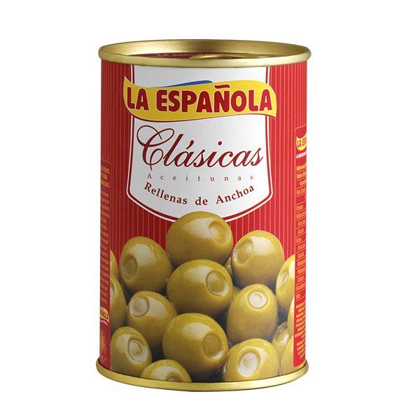 Aceitunas verdes rellenas con anchoas La Española - Imagen 2