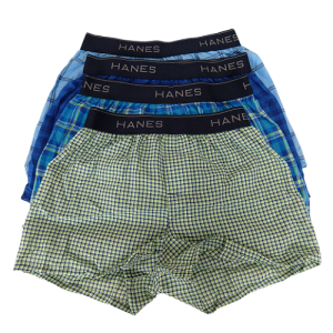 Paquete de 4 boxers para niño talla S (6-8) marca Hanes