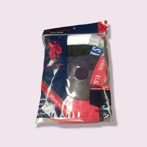 Paquete de 5 boxers de pierna corta para niño talla XL marca U.S. Polo Assn